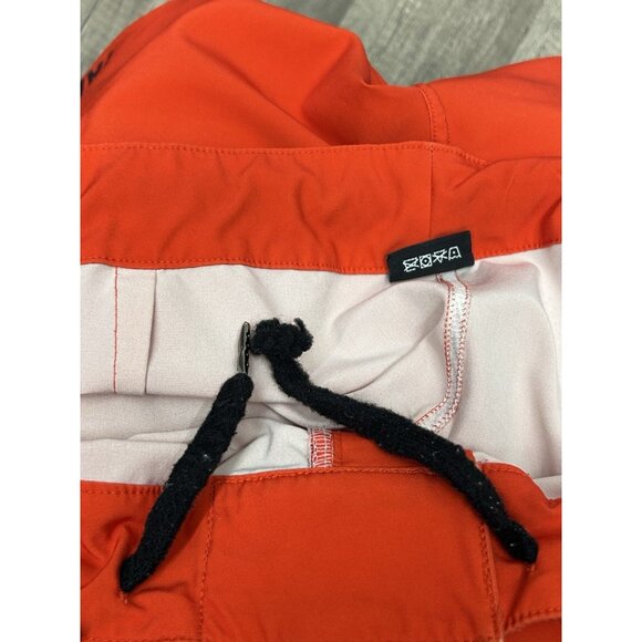 TACHUNTFISH Men's Shorts Large Red Spearhead 6” Inseam Drawstring  Unlined - Picture 5 of 5